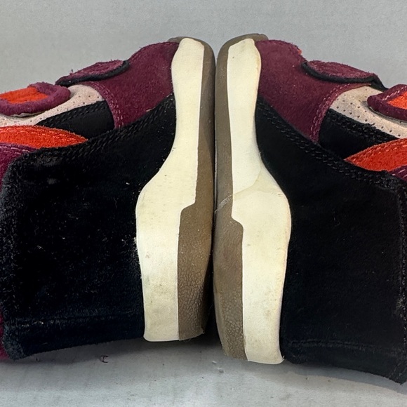 Rare Ash Ltd Alex Multi-Wedge Suede Velcro Shoes Sneakers, sz 36, Womens 5.5-6 - Picture 6 of 14